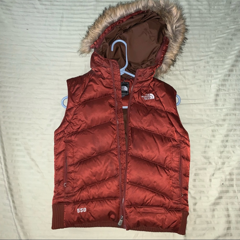 The North Face Women's Red Puffer Vest